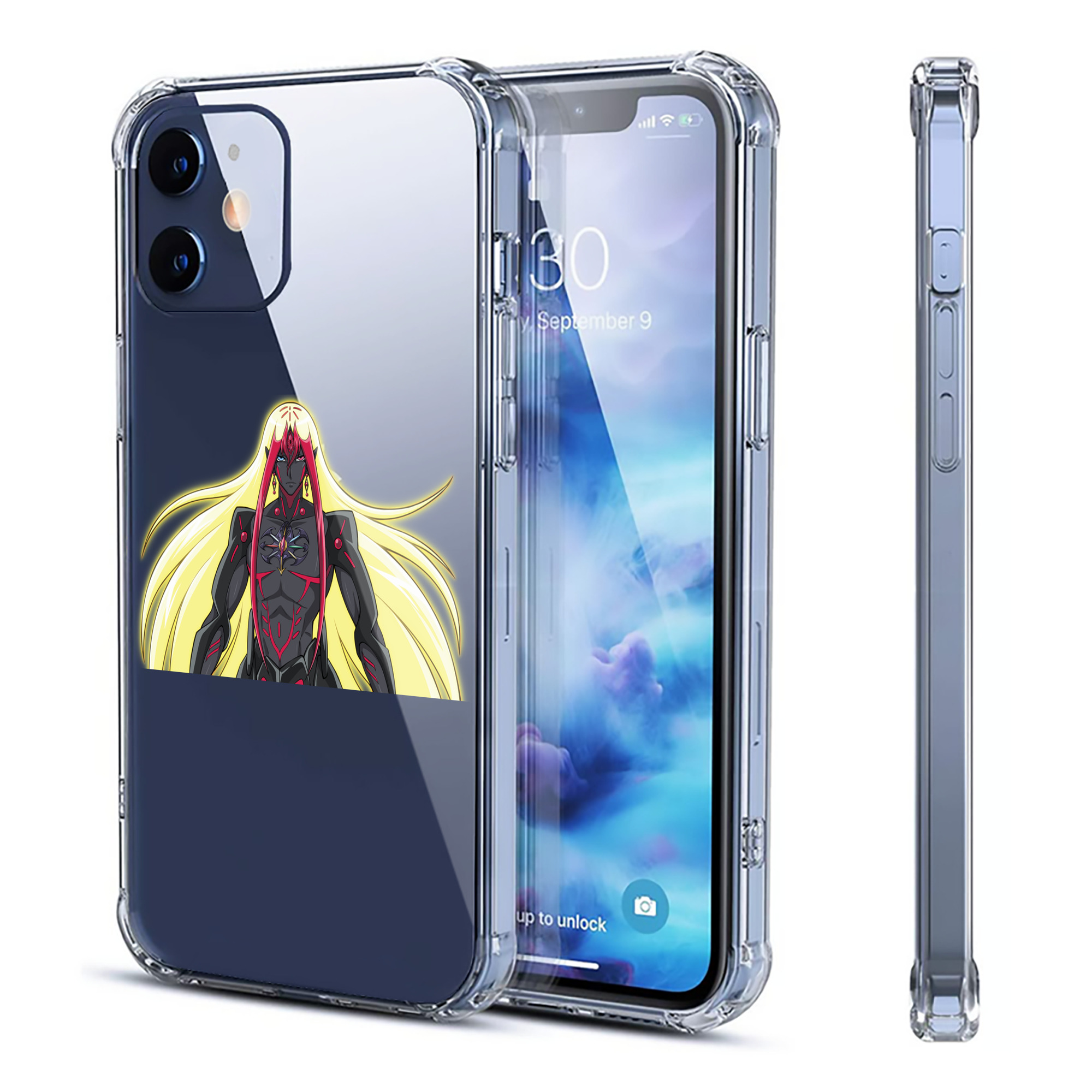 （画像用） 遊☆戯☆王 Yu-Gi-Oh! 【iPhone 12シリーズ対応】透明スマホケース（クリアソフトケース）